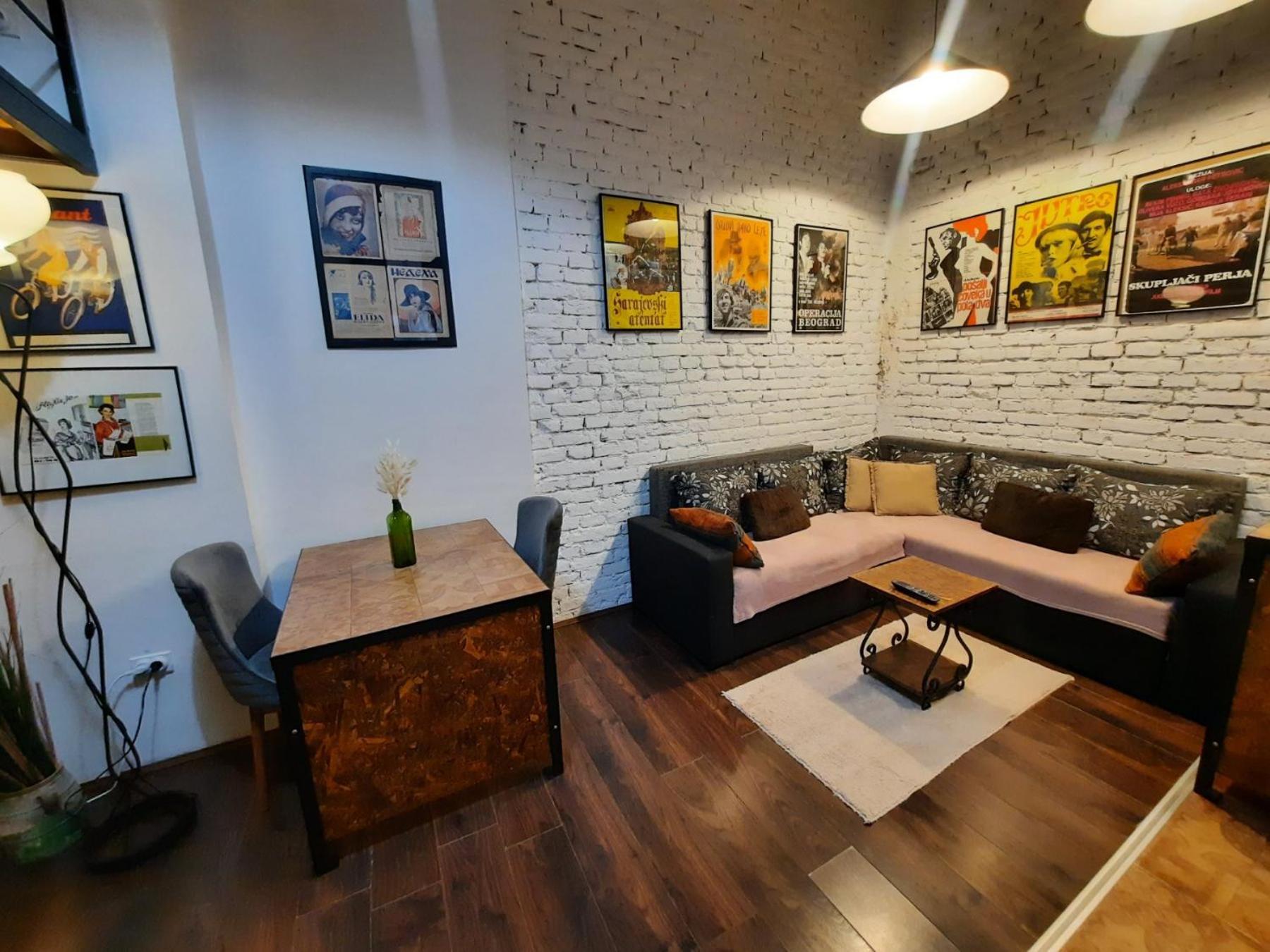 Authentic Belgrade Centre - Split Level Loft With Patio In Courtyard Apartment Exterior photo